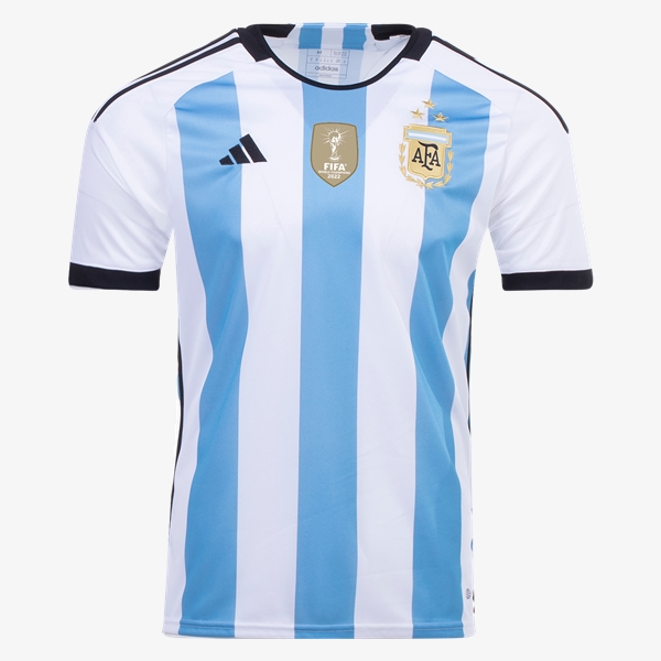 3 Star Fussballtrikots Argentinien Heim 2022-2023